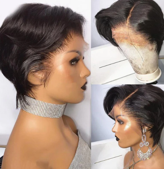 Boss Lady Pixie Cut 13X4 Frontal Lace Wig